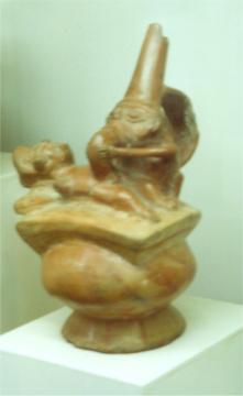 Some erotic pottery hidden in a remote building of museum "Rafael Larco Herrera" in Lima